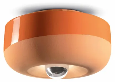 Produktbild von Ferroluce Belotta Deckenleuchte Orange Italienischer Plafond