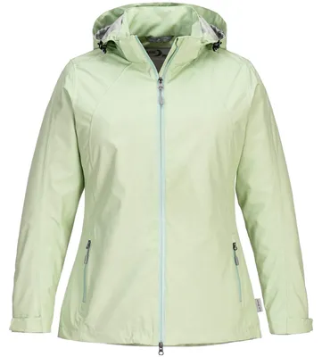 Produktbild von Blue Wave Damen Funktionsjacke Hannah - Outdoor-Jacke Regenjacke mit abnehmbarer Kapuze und Mesh-Innenfutter in Mint Größe 46