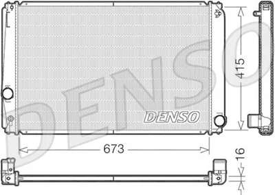 Produktbild von DENSO DRM50051 Kühler Wasserkühler Motorkühler für TOYOTA RAV 4 III (ACA3, ACE, ALA3, GSA3, ZSA3) RAV 4 IV (ZSA4, ALA4) RAV 4 IV VAN (A4)