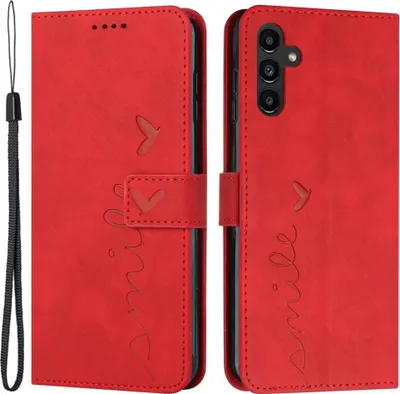 Produktbild von Samsung Galaxy S25 / S24 Hülle - Coverup Smile Klapphülle - Rot