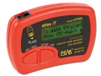 Immagine prodotto di Analizzatore di cavi di rete e identificatore per cavi UTP CAT5, CAT5E, CAT6