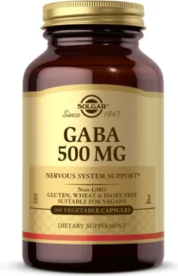 Imagen del producto de Solgar Suplementos dietéticos Gaba 500 MG, BI8013