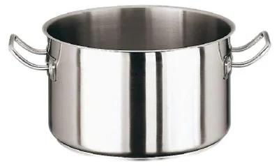 Imagen del producto de Sartén de acero inoxidable, con capacidad de 1,90 litros y una altura de 95 mm, para uso en la cocina