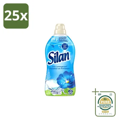 Produktbild von 25 x Silan Classic Blue Weichspüler - Frühlingsgefühl - 1144 ml - Vorratspackung - 25 Stücke