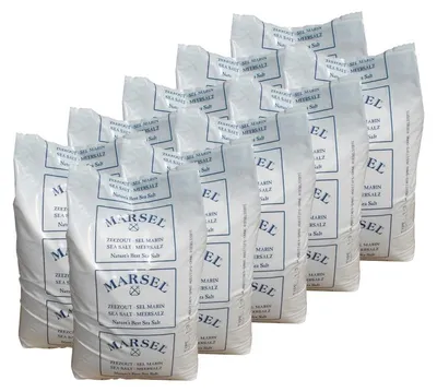 Produktbild von Marsel Speisesalz Meersalz Kochsalz Gewürz Salz mittelgrob 1-3 10x25kg