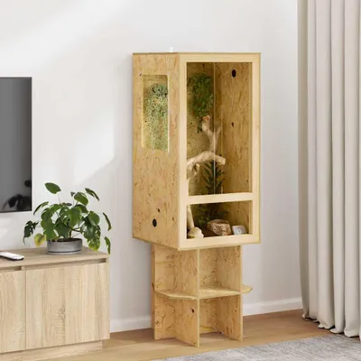 Produktbild von "Schlussverkauf" Terrarium - Viel Platz - Braun 50x50x100 cm OSB  C17437