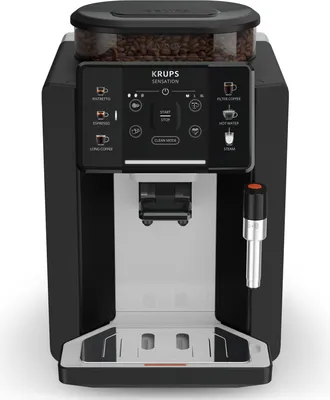 Produktbild von Krups Sensation C10 EA910A, Espressomaschine, 1,7 l, Kaffeebohnen, Eingebautes Mahlwerk, 1450 W, Schwarz, Chrom