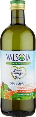 Produktbild von 3x Valsoia olio aus italien vitaminisiert Sojabohnenöl soja öl Speiseöl Pflanzenöl