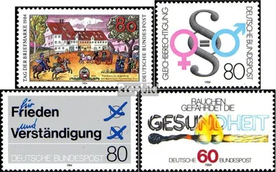 Produktbild von Briefmarken BRD (BR.Deutschland) 1984 Mi 1229,1230,1231,1232 (kompl.Ausgaben) gestempelt Tag der Briefmarke