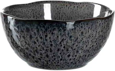 Produktbild von Leonardo Matera Keramik-Schalen, 6er Set, spülmaschinengeeignete Dessert-Schälchen, Müslischalen, Snack-Schüsseln, grau, Ø 12 cm, 380 ml, 018579