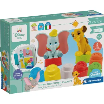 Obrázok produktu pre Clementoni Clemmy Disney Classic Miękkie klocki dla niemowląt