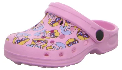 Produktbild von Badeschuhe Clog aus leichtem EVA Material mit Meerjungfrauen Motiv, Modell KL1111