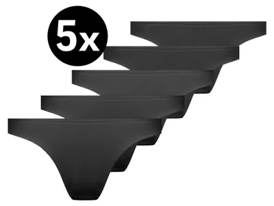 Image de Smilodox - Lot de 5 culottes pour femmes, modèle Fel - Culotte gainante avec taille normale