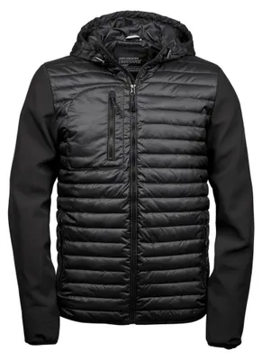 Produktbild von Teejays Herren Crossover Jacke mit Kapuze FK927 (L) (Schwarz)