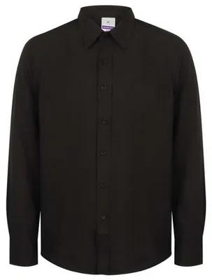 Immagine prodotto di Henbury - Camicia da uomo, traspirante, maniche lunghe LT4235 (XL) (nero)