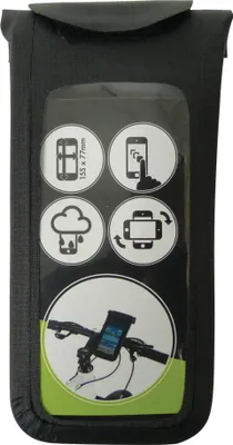Zdjęcie produktu dla Uchwyt Dresco na smartfona na rower i etui 155x77x11mm