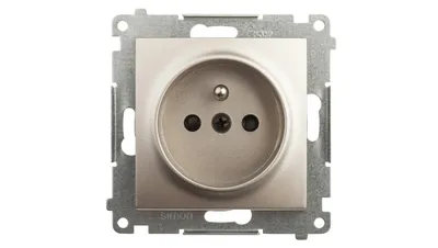 Obrázok produktu pre Kontakt-Simon DGZ1Z.01/44, Zlato, Plast, IP20, 250 V, 75 mm, 40 mm
