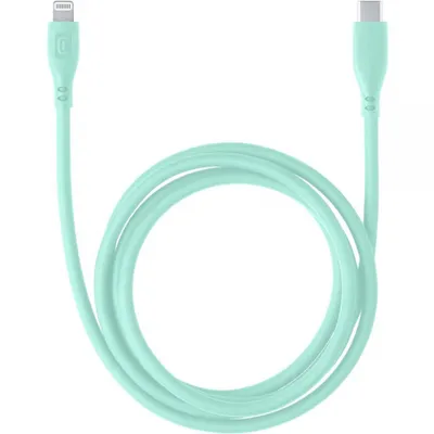 Produktbild von Cellularline Soft cable 120 cm - USB-C to Lightning, 1,2 m, Lightning, USB C, Stecker, Stecker, Grün