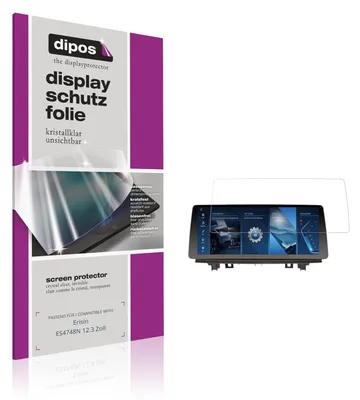 Immagine prodotto di 2x Pellicola Protettiva per Erisin ES4748N 12.3 Zoll Protezione Schermo Claro Display dipos