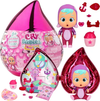 Obrázek produktu pro IMC Toys Cry Babies Magic Tears 81550IM, Dětská panenka, Genderově neutrální, 3 rok/roky, 130 mm, 65 g, Vícebarevný
