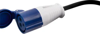 Image de Prise CEE femelle sur prise à contact de protection McPower, 0,35m H07RNG 3G2,5, 230V, IP44