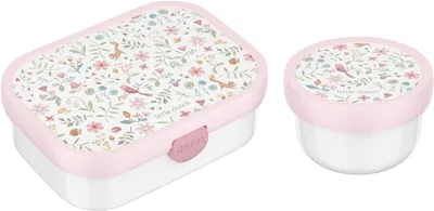 Produktbild von Mepal | Kinder Obst- und Bento Box | Campus Little Dutch meets Fruits | Spülmaschinenfest | 300 & 750 ml | Mit Fächern, Gabel & Clip-Verschluss | Perfekt für Snacks & Mahlzeiten | Fairy Wonders