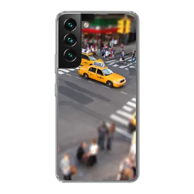 Produktbild von MuchoWow® Handyhülle Schutzhülle Hülle für Samsung Galaxy S22 New York - Amerika - Taxi Silikon Softcase Handy Hülle - Mobiltelefonhülle