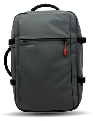 Produktbild von Handgepäcktasche für das Flugzeug, Kabinengepäck Reisetasche [35 x 15 (bis zu 27,5) x 50] (Grau)