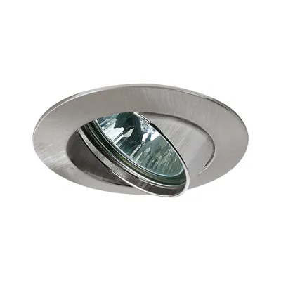 Immagine prodotto di Set Premium EBL orientabile 50 W 60 VA 230/12 V GU5,3 51 mm ferro spazzolato/alluminio zincato