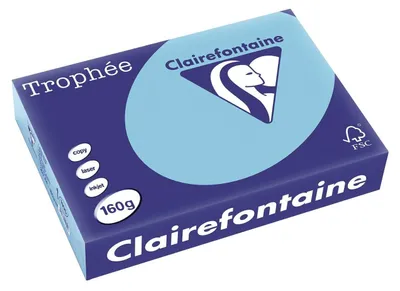 Obrázek produktu pro Clairefontaine 1105PC Clairefontaine Multifunktionspapier Trophée, A4, blau