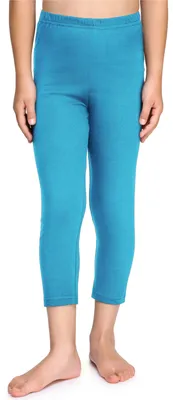 Produktbild von Merry Style Mädchen 3/4 Leggings aus Baumwolle MS10-226 (Dunkeltürkis, 140 cm)