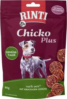 Image de Rinti 80gx12 Chicko Plus biscuits aux légumes avec canard