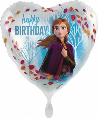 Produktbild von Disney Eiskönigin Anna Happy Birthday Folienballon 43 cm