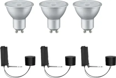 Produktbild von Paulmann 2Easy Einbauleuchten Basis-Set LED 3x3,5W 2700K 230V GU10 51mm