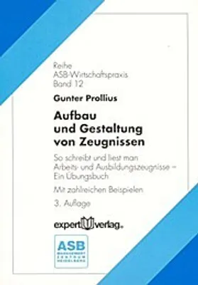 Produktbild von Prollius, G: Aufbau/Zeugnissen