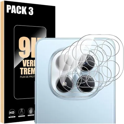 Image de 3 Verres Trempés Caméra Arrière pour Xiaomi Redmi Note 15 Pro 4G, Protection Transparent Rigide