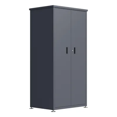 Produktbild von Gartenschrank 65 x 187 x 90 cm Metall Anthrazit