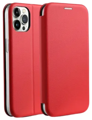 Produktbild von Beline Buchhülle Magnetisch Iphone 15 Pro Max 6.7 Rot/Rot
