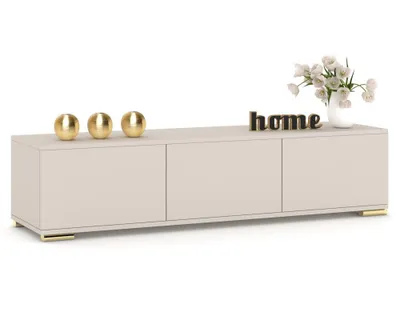 Produktbild von TV Schrank Lowboard Fernsehschrank Wohnzimmerschrank STEHEND Cashmere 160cm