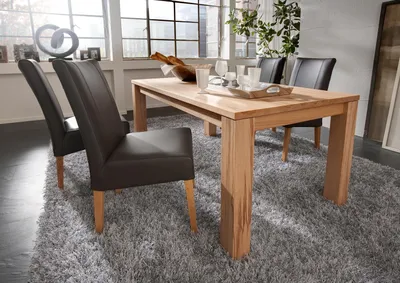 Produktbild von Tisch Bea 120x80 cm Kernbuche Esstisch Massivholztisch Holztisch Massiv