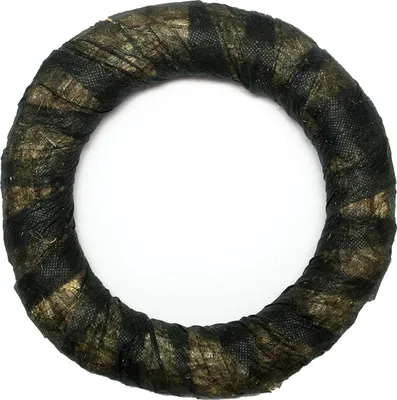 Produktbild von 1x DekoPrinz Vlies Strohkranz Ø 40cm / 6cm Strohrömer Rohling Adventskranz Türkranz Kranz Strohring