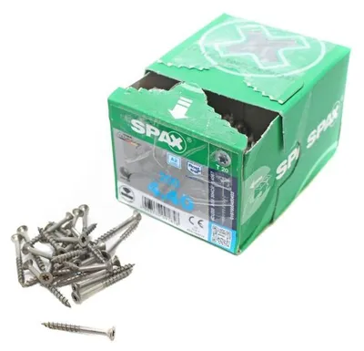 Immagine prodotto di SPAX® 0197000400403 SPAX® Universalschrauben T20 Senkkopf Edelstahl A2 0197000400403 4 mm x 40 mm, 200 St.