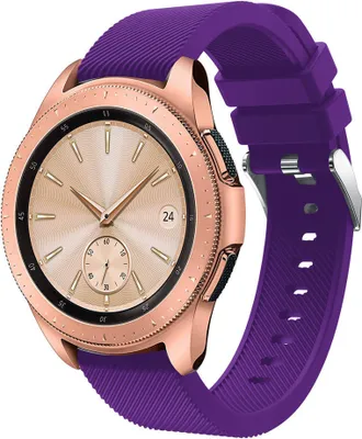 Produktbild von Strap-it Samsung Galaxy Watch 42mm Armband Silikon (Violett)