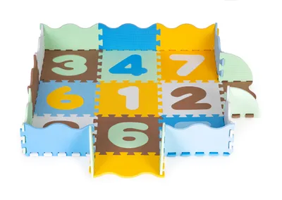 Produktbild von IPLAY - Pädagogische Spielmatte aus Schaumstoff Laufstallpuzzle für Kinder