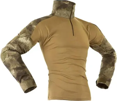 Produktbild von Invadergear Combat Langarm-t-shirt Braun M Braun M