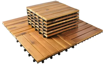 Obrázok produktu pre Malatec 5100 Drevené dlaždice 30 x 30 cm 10 ks