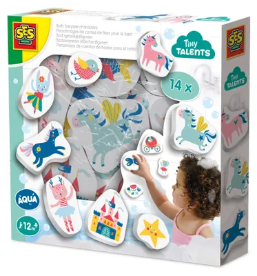 Produktbild von SES Creative Tiny Talents Badewannen Märchenfiguren, Bad-Aufkleber, Junge/Mädchen, 1 Jahr(e), Karton, Mehrfarbig