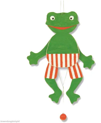 Image de Grenouille sauteuse en bois Kit de bricolage Scies à chantourner