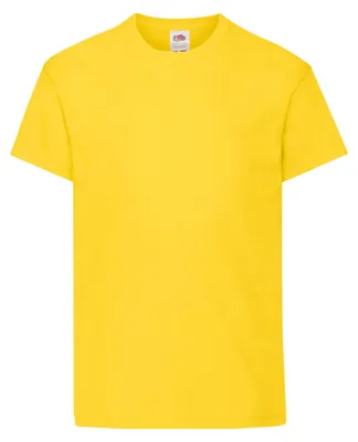 Obrázok produktu pre Fruit of the Loom – detské tričko „Original“ LT2039 (164–170) (žlté)