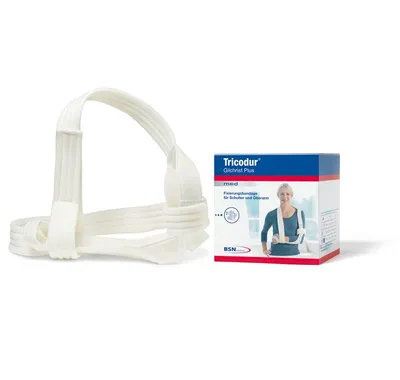 Produktbild von Schulterbandage Tricodur Gilchrist Plus>>>>Farbe: weiß Gr. XL